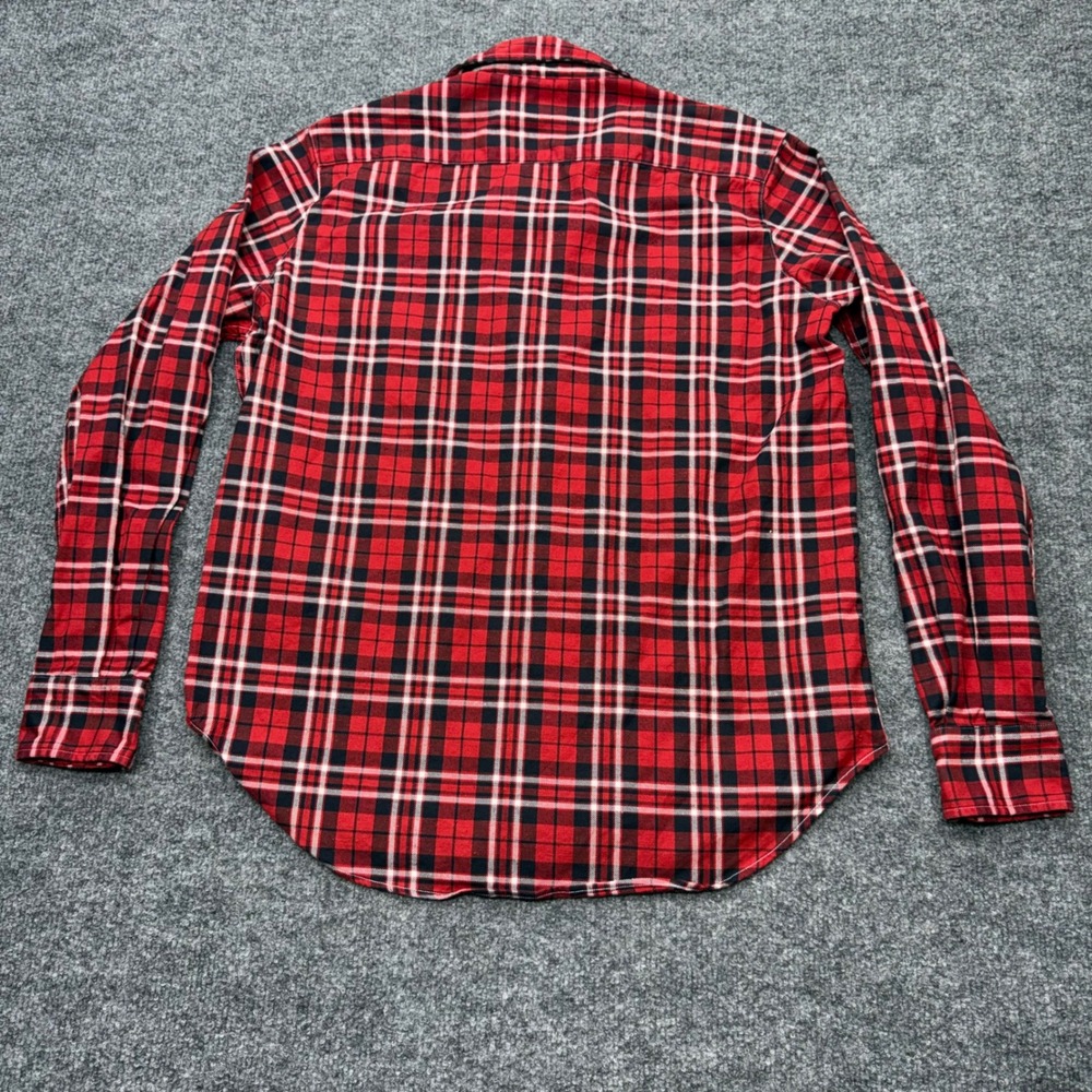 Frank & Eileen Eileen Red Black Plaid Flannel Button Down Shirt XXS - Picture 7 of 8